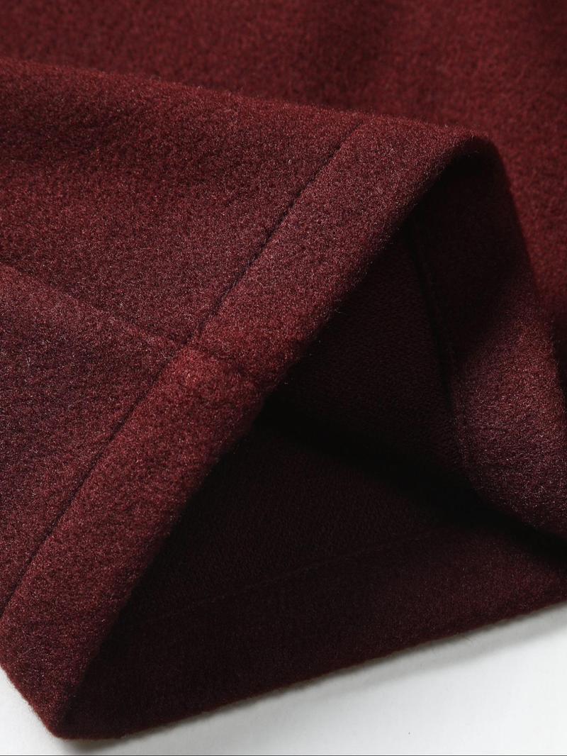 Men's Simple Woolen Jacket Coat, Fashion Casual Design, Suitable for Work or Outing, Lightweight Outerwear, Enhance Your Wardrobe Taste Men's Simple Woolen Jacket Coat, Fashion Casual Design, Suitable for Work or Outing, Lightweight Outerwear, Enhance Your Wardrobe Taste