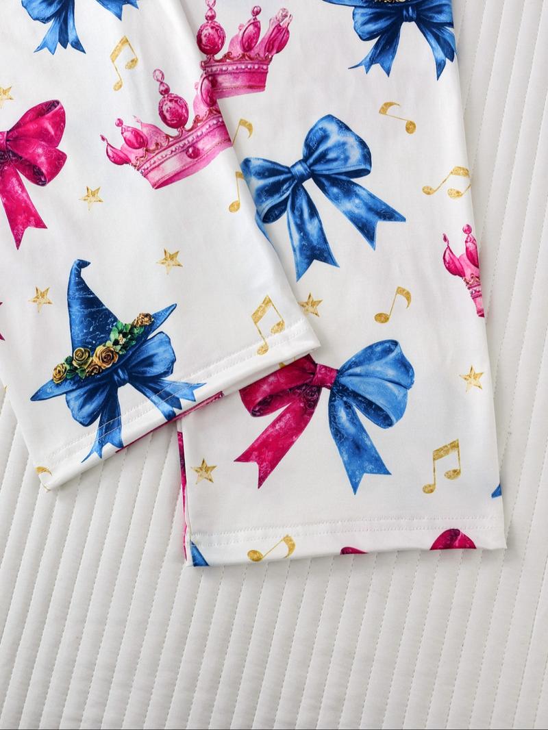 Women's Long Sleeve Striped Pajama Set, Button-Front Top & Elastic Waist Pants, Casual Fitted Sleepwear for Spring & Fall, Casual Comfy Pajama