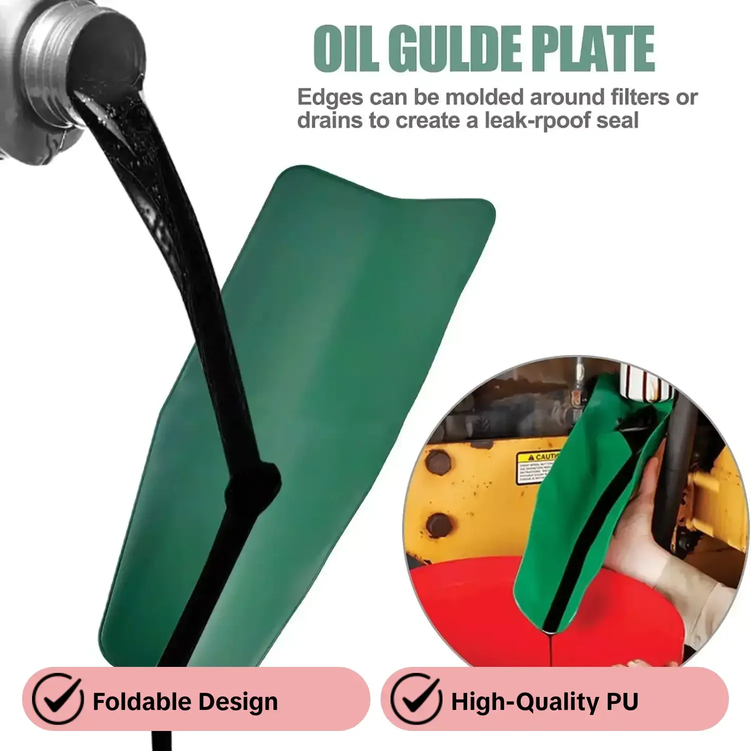 Pinsheng Flexible Oil Draining Tool Funnel, Removable Foldable Design for Easy Oil Draining, Versatile Use for Cars, Trucks and Motorcycles, Automotive Maintenance Tool, Car Repair Tools, Automotive Vehicle Tool, Mechanic Car Tools, Mechanic Tools Repairs
