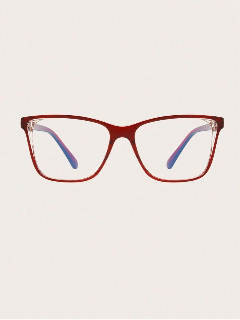 Women's Cat Eye Glasses Frame, Unique Fresh Simple Design, Daily Wear Eyewear Accessory, Casual Style, All Seasons, Trending Glasses