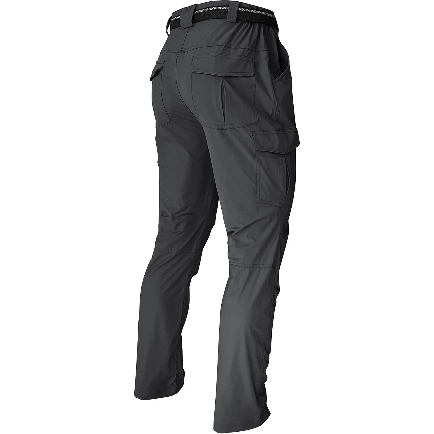 Men's Hiking Work Cargo Pants Quick-Dry Lightweight Waterproof 6 Pockets Outdoor Mountain Fishing Camping Pants