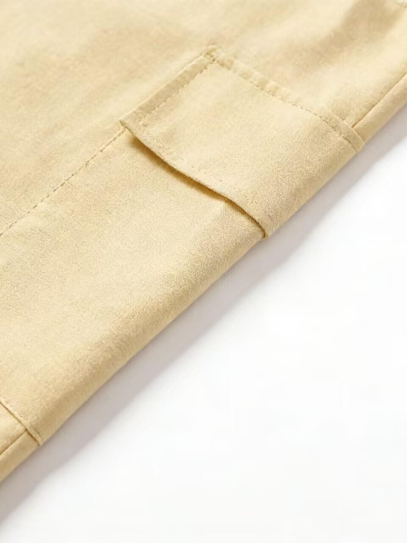 Men's Spring Summer Letter Zipper Pocket Cargo Pants, Fashion Large Patch Pockets, Drawstring Waist, Casual Outdoor Long Pants