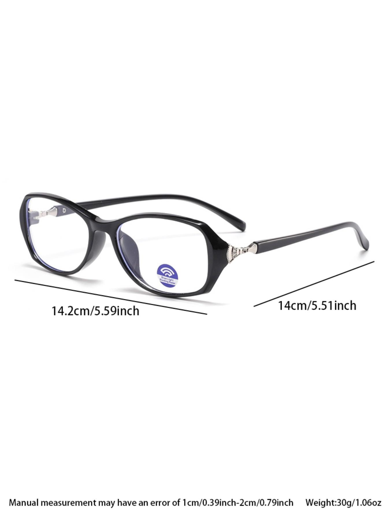 Women's Eyeglasses Frame for Near, Medium, Far Vision, Non-Prescription Fashion Glasses, Ideal Birthday Gift