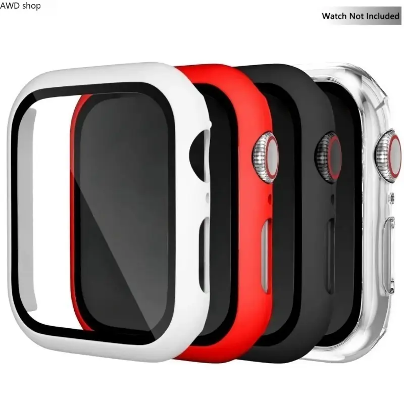 4Pcs Protective Case for iWatch, Body Protector, Compatible with iWatch Series 9, 8, 7, 6, 5, 4, 3, 2, 1, SE, and Ultra (2013–2022), Durable Scratch-Resistant Smartwatch Cover