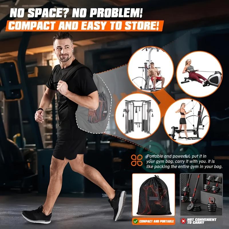 Home Fitness Equipment, Resistance Bands for Triceps, Back, Arms, Abdominal Muscles, Shoulder Exercises, Door Anchor Included