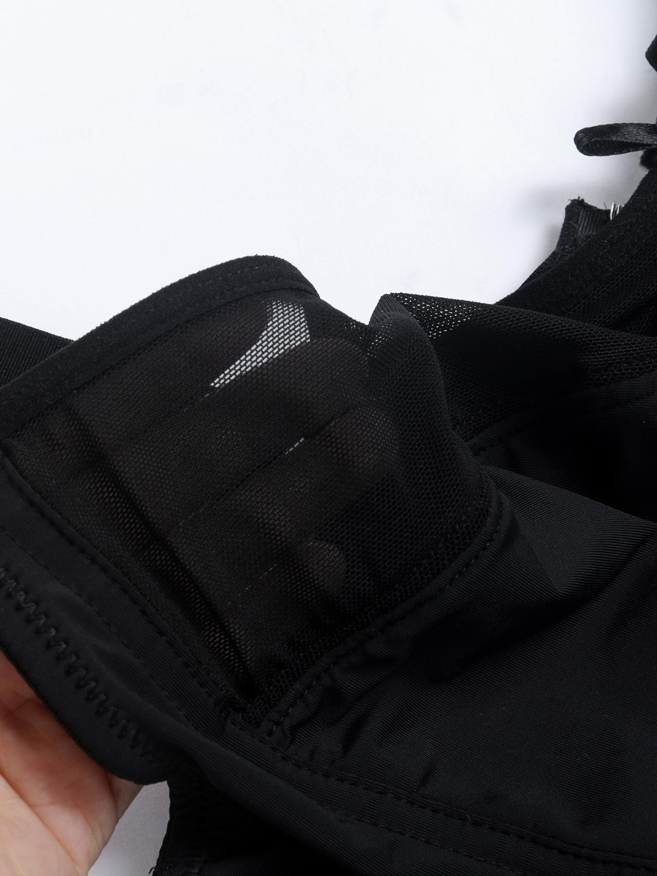 Plus Size Mesh Unlined Bras for Women, Unpadded Mesh Full Coverage, T-Shirt Minimizer, Sexy Underwire Bralettes, Smooth U-Back Design