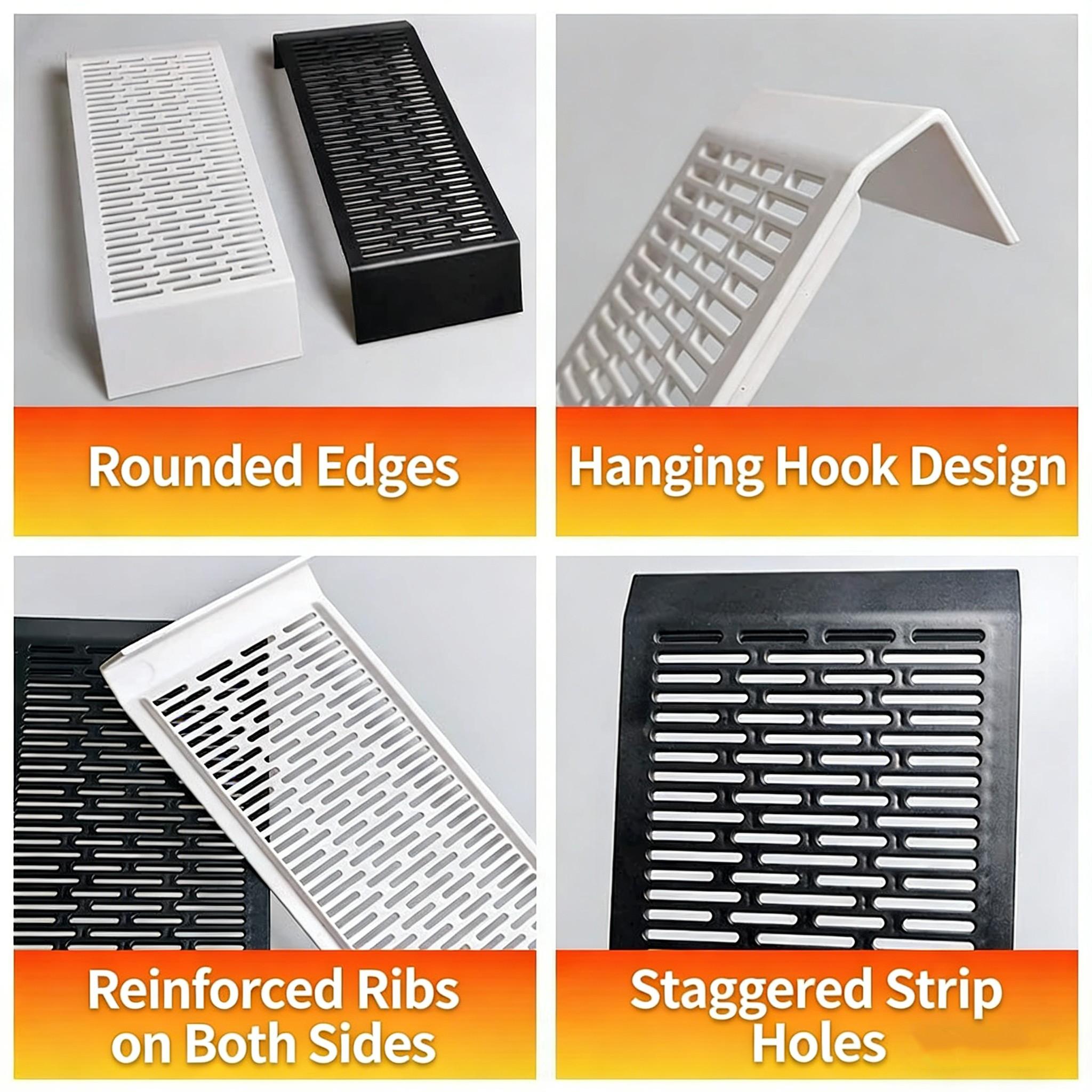 Turtle Climbing Ramp Platform, Plastic Turtle Ladder, Dual Ladder for Frogs, Water Turtles, Reptiles, Sand Pool, Breeding Box Use