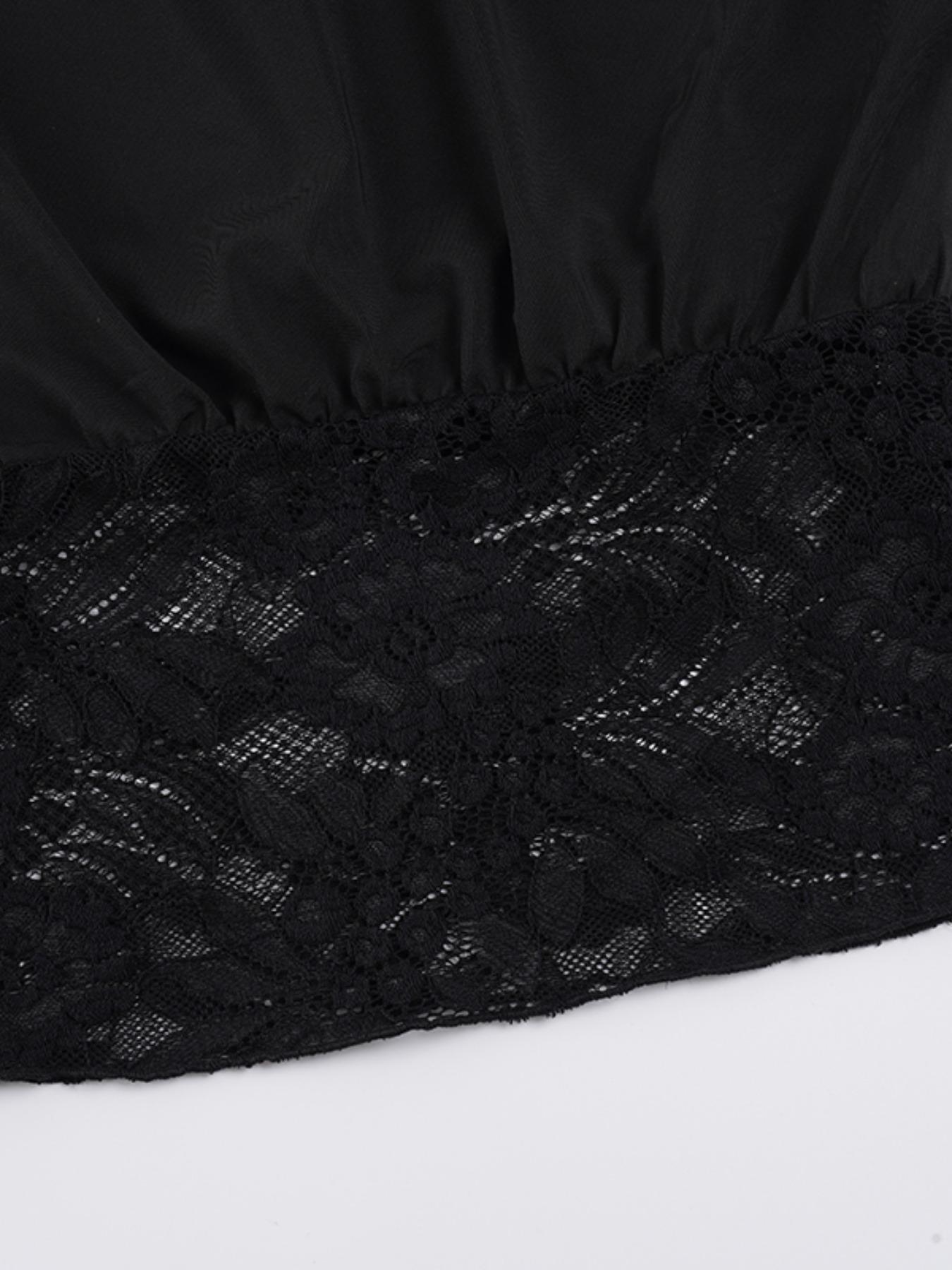 Women's Elegant Chic Lace Patchwork Asymmetric Sleeveless Top, Slim-Fitting Plain Design, Perfect for Casual and Stylish, Asymmetrical