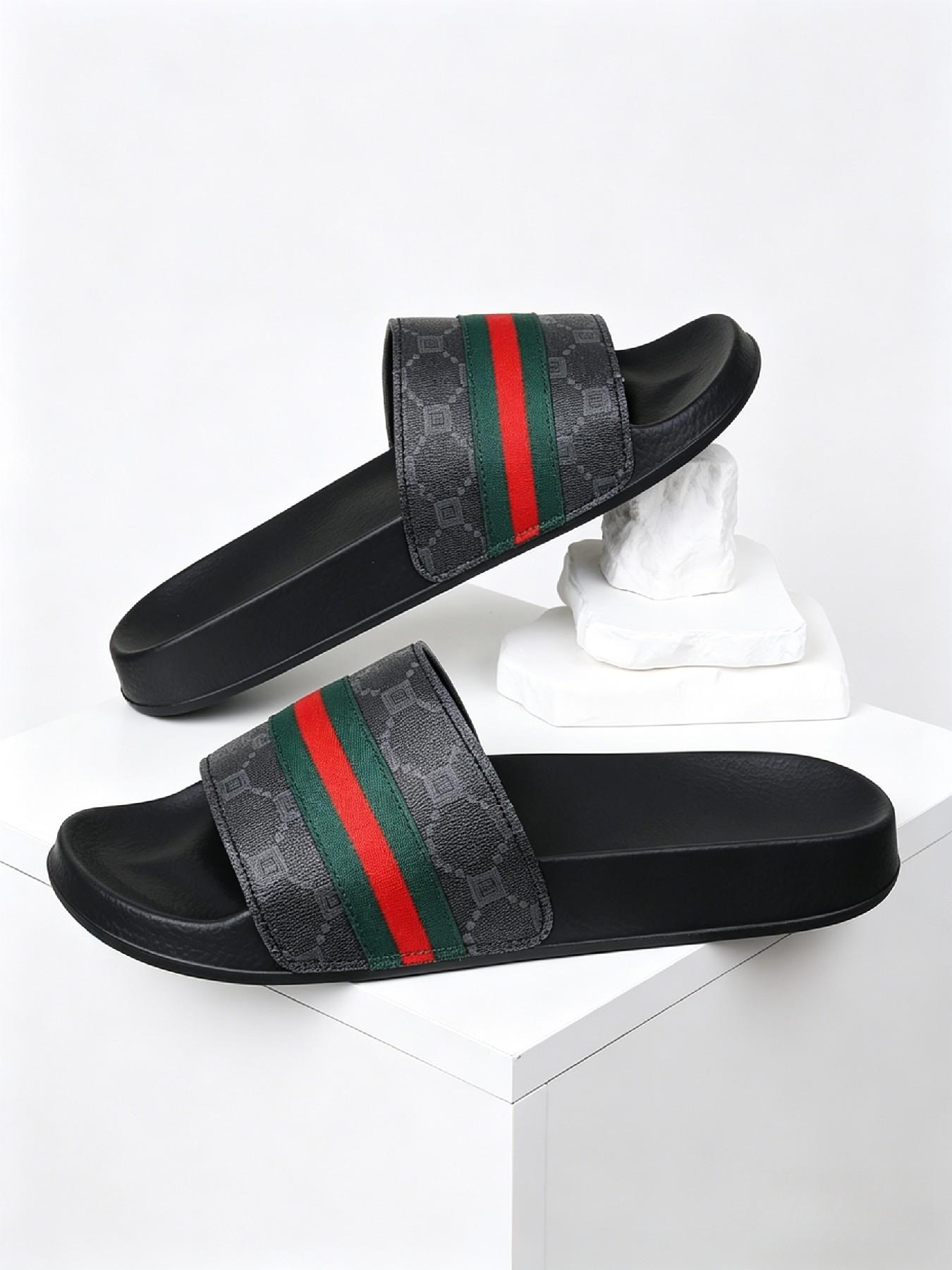 Couple Slippers, Fashionable Unisex Outdoor Korean Style Versatile Trendy Cool Sandals, Home Casual One-Strap Shoes