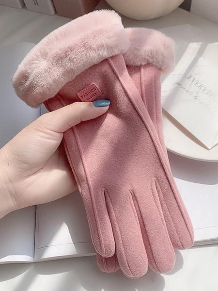 Women's Thick Warm Gloves for Fall & Winter, Windproof Touchscreen Compatible, Ideal for Cycling, Electric Bike, Daily Sports