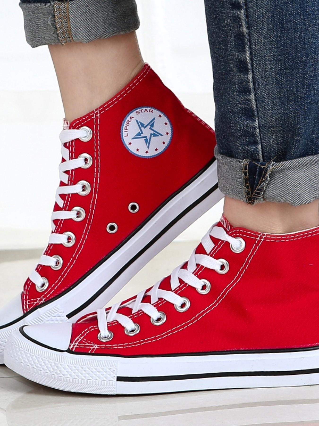 Spring Summer Couples Canvas Shoes, Cthulhu Style High Top Soft Sole, Comfortable Men's Casual Sneakers, All Season Outdoor Sports Shoes