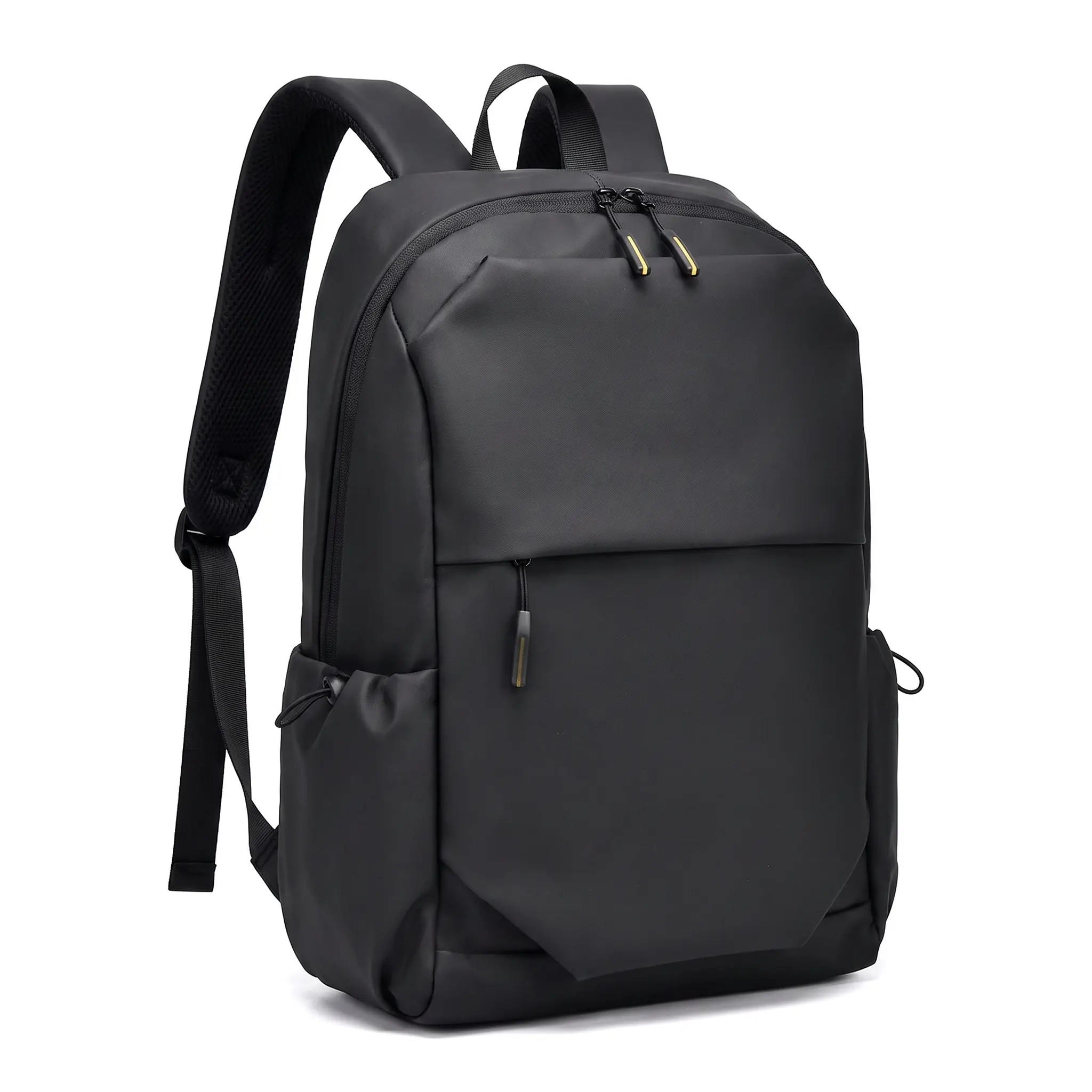 Cozy Everyday Essential Backpack For School Work 15 Inch Laptop Water Repellent Urban Minimalist Solid Color Unisex Breathable Comfortable Shoulder Bag Under 20L Black Gray Olive Green Daily Carry