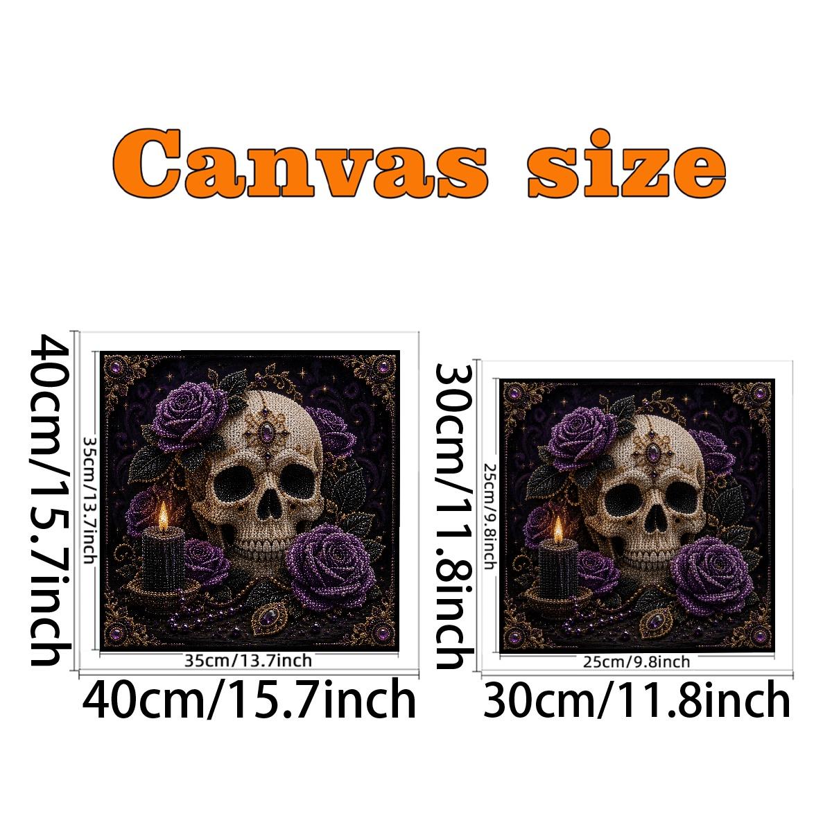 Halloween Craft Rhinestone Pearl Painting Kit, DIY Kits, Home Decor, Halloween Decorations—Perfect for All-Season Gifts, Bead Art, Frameless