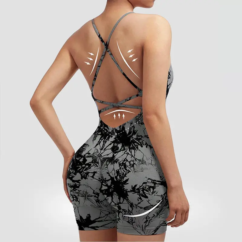 Tie-dye black gray