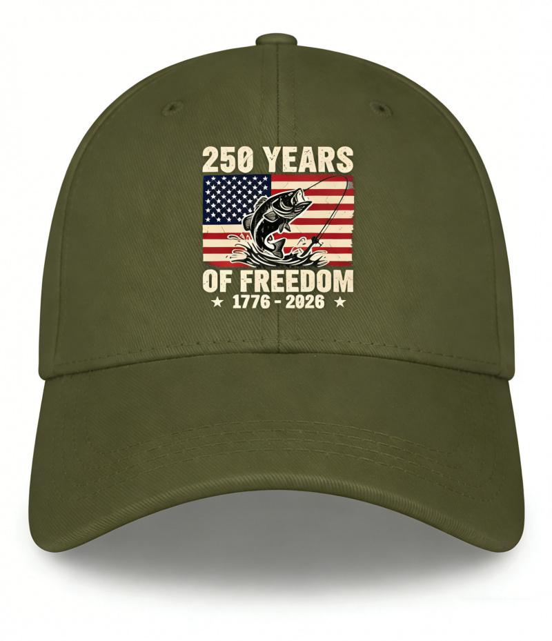 2026 New Hot-Selling American 250th Anniversary Fashion Denim Baseball Cap with Vintage Print, Soft Top Duckbill Hat, Unisex