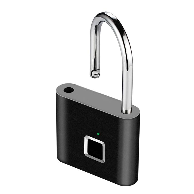 Smart Fingerprint Hanging Lock, USB Rechargeable, Biometric Fingerprint Lock, Zinc Alloy Security, Easy One-Click Operation