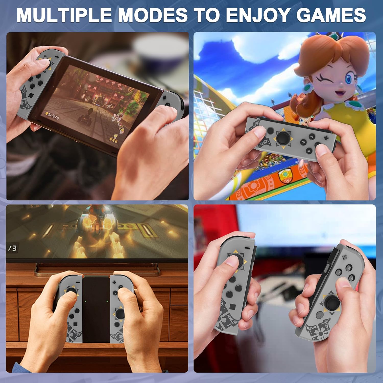 Switch Wireless Controller, Upgraded Switch/lite/oled Controller with Motion Control, Wake Function, Dual Vibration Feature