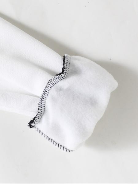 Girls' Short Baseball Jacket Coat, Cartoon Design, Elastic Fabric, Fitted Style, Collared Jacket, Fall & Winter School Uniform Outerwear