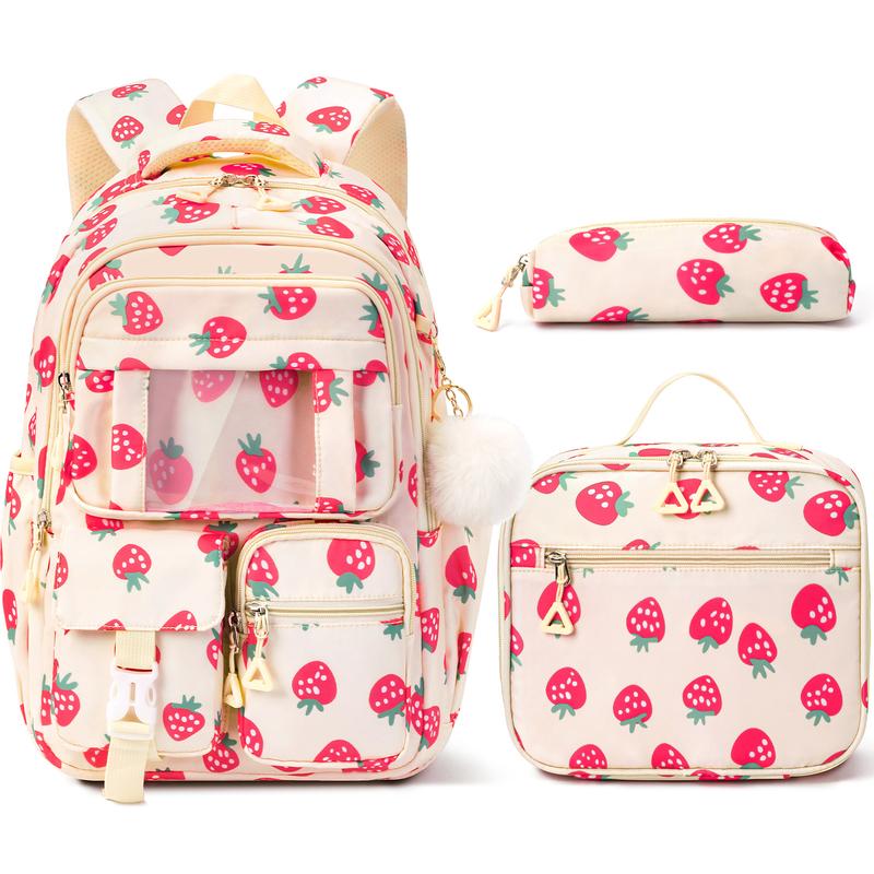 Fimibuke Waterproof 3 PCS Backpack Set with Lunch Bag & Pencil Case – Lightweight School Bag Bookbag , Ideal for Elementary Middle High School Students Fimibuke Waterproof 3 PCS Backpack Set with Lunch Bag & Pencil Case – Lightweight School Bag Bookbag , Ideal for Elementary Middle High School Students