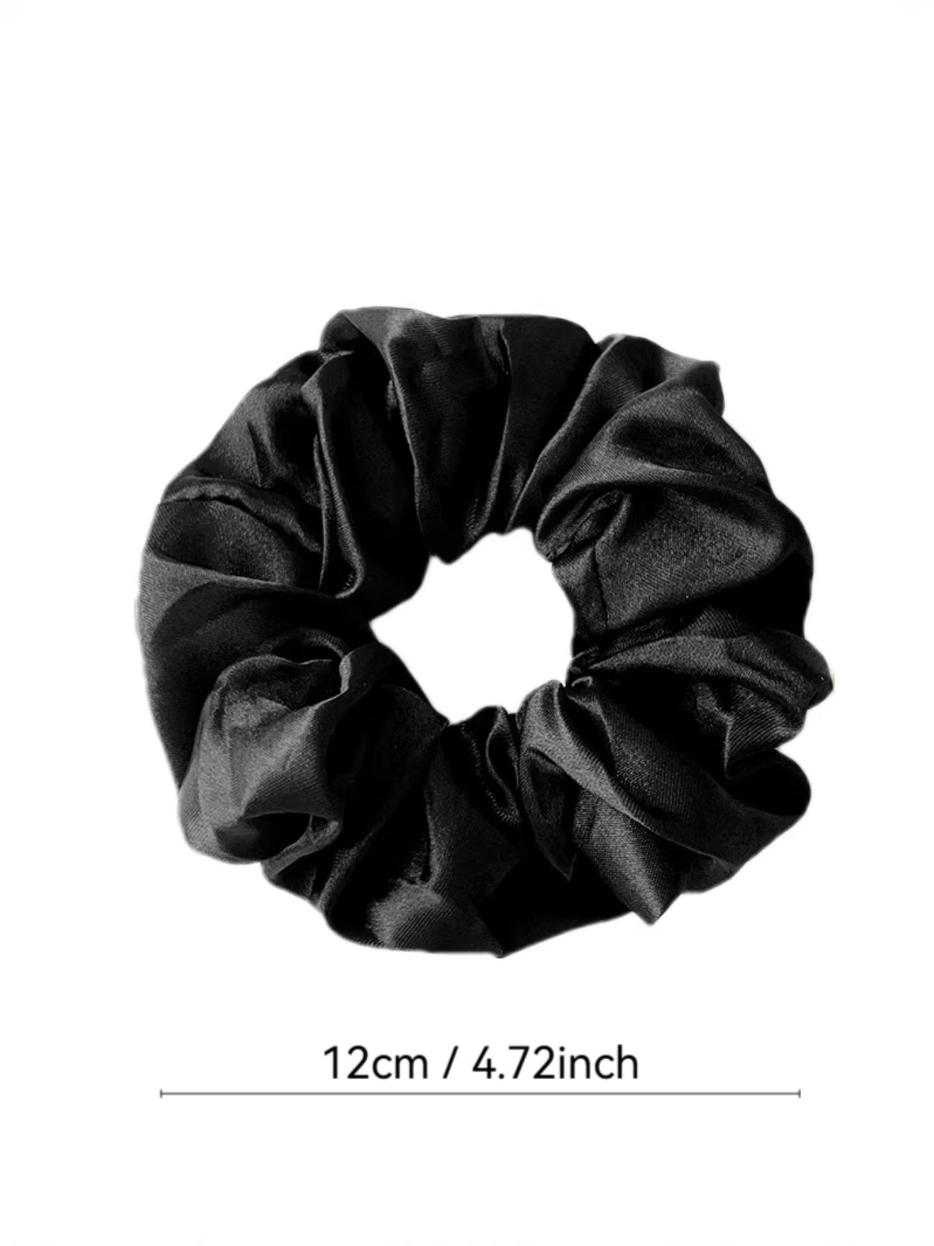 6-Pack High-End Chiffon Hair Ties, Effortlessly Captures Lazy Aesthetic, Perfect for Daily Commute, Simple and Gentle Design