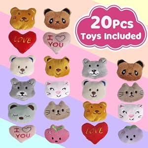 Marlrin Claw Machine for Kids, Mini Vending Machine Girls Unicorn Toys, Candy Grabber Prize Dispenser with Sound & 20 Mini Plush Toys, Electronic Arcade Game Indoor Toy for Home Party Birthday Gifts