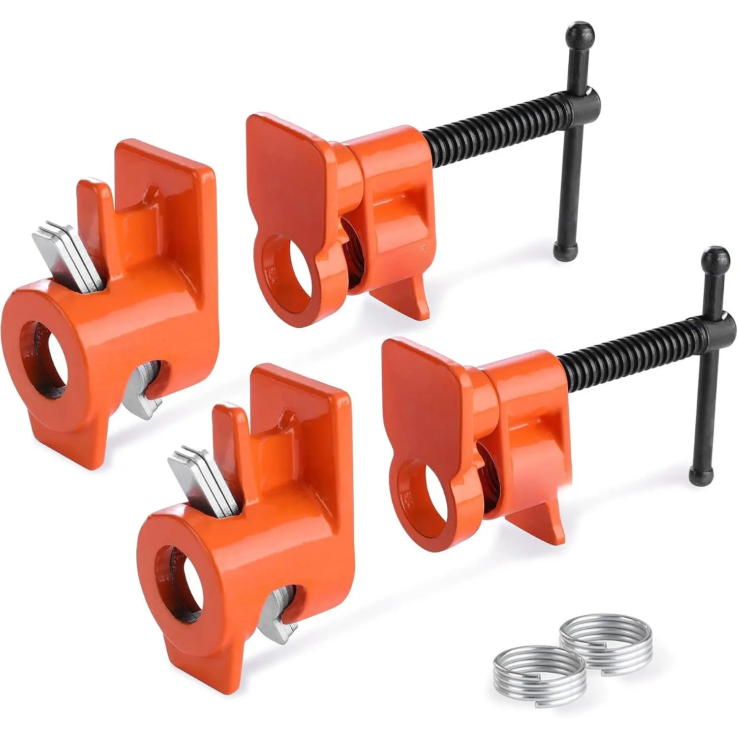 Original 2-Pack 52 Pipe Clamp Fixture for 1/2 Inch Black Pipe