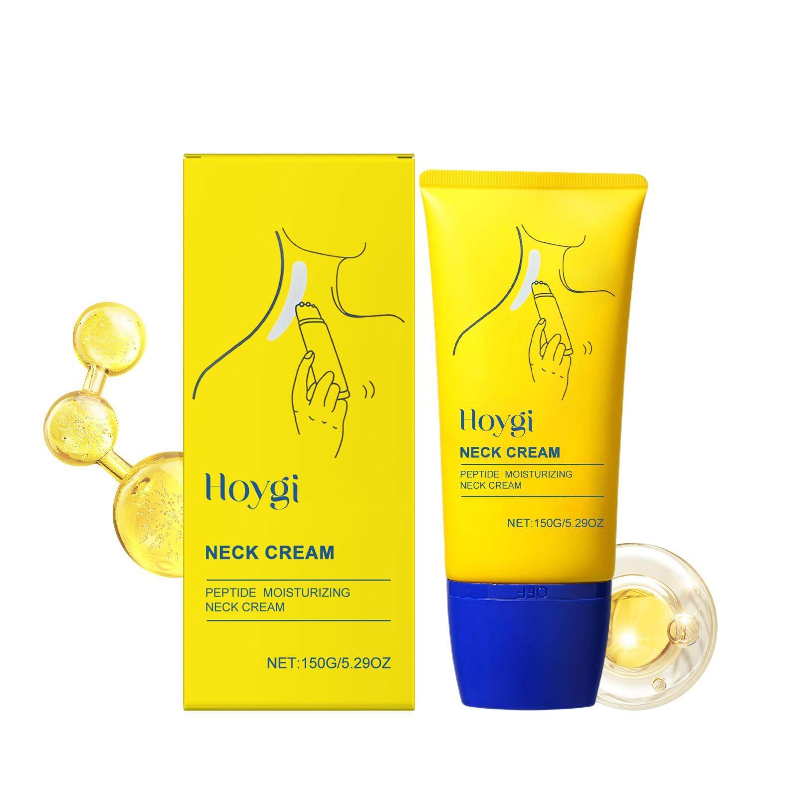Hoygi Neck Firming Cream 150g, Moisturizing and Nourishing, Reduces Wrinkles, Tightens Skin, Gentle Neck Care Cream