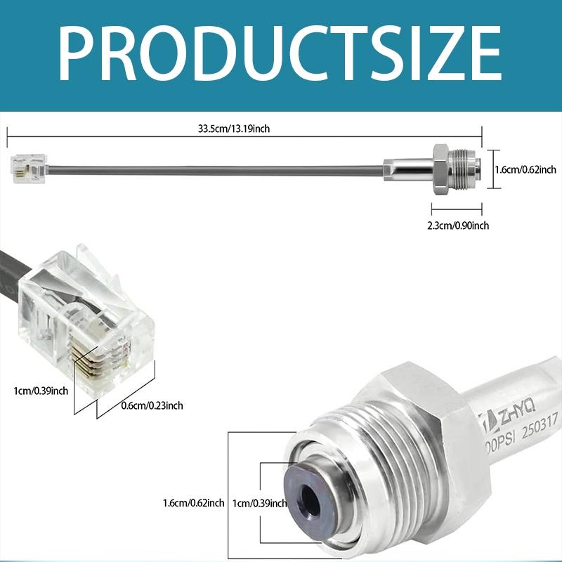 24322 Nozzle Spray Pressure Sensor, Compatible with Graco Models 190es-7900, Replacement Part for Aftermarket Airless Paint Sprayers Hardware