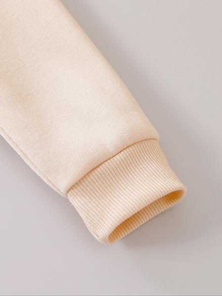 Girls' Fall Winter Fleece Set, Kpop Demon Hunters Cartoon Print Hoodie & Sweatpants, Cute Warm Casual Kids Clothing, Clothes Kids