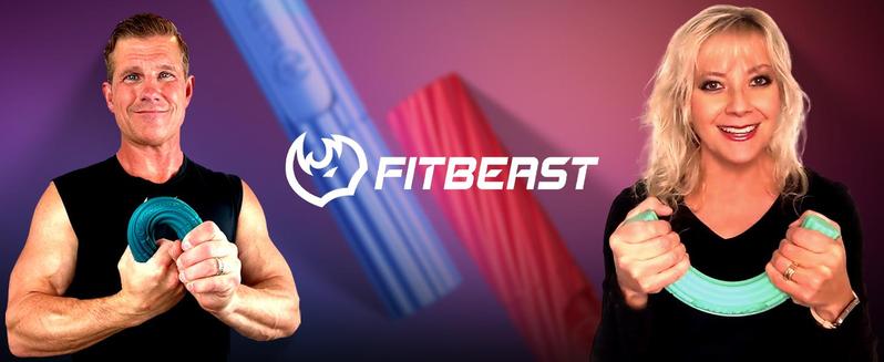 FitBeast 4-Piece Set Flex Bar, Tennis Elbow Bar - Ideal for Improve Grip Strength, Fitness Resistance Bar for Golfer's Elbow & Tendinitis, Twist Bar
