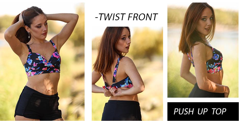 Aqua Eve Women Underwire Bikini Top - Push Up Swim Top Only Bra Padded Swimsuit Tops Bathing Suit Tops