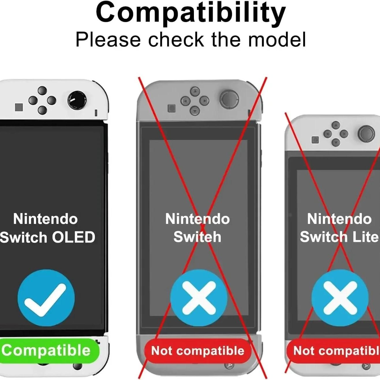 Switch 2 Oled Screen Protector Film, 9h Hardness Anti-Scratch Bubble-Free Alignment Tool Kit, Dustproof High Clarity Durability