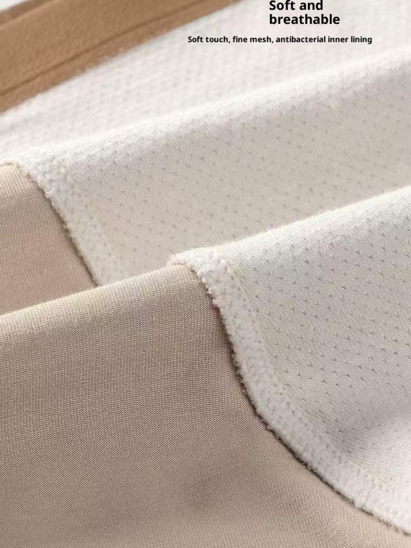 Men's Modal Underwear Minimalist Seamless Solid Thin Japanese Basic Silky Style Business Luxury Casual High Stretch No Chafing Breathable Antibacterial Quick-Drying Skin-Friendly No Ride-Up No Stuffiness for Big Guys Office Workers Gym 3/5/7 Packs