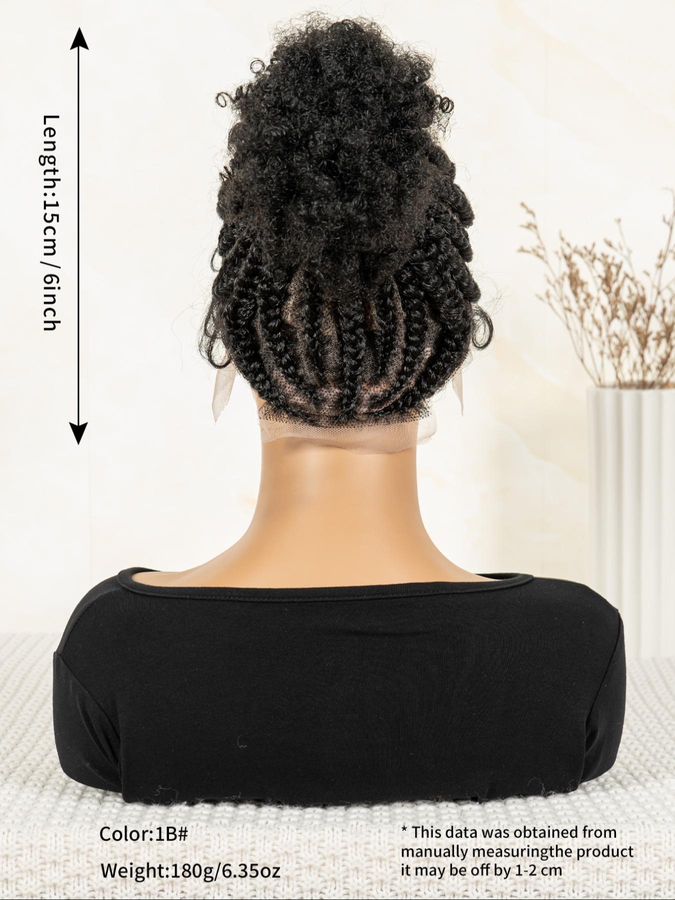 Women's Medium Length Synthetic Hair, Coily Texture, Comfortable & Stylish Design, All Season Wear, Easy to Style, Glueless Lace Wig
