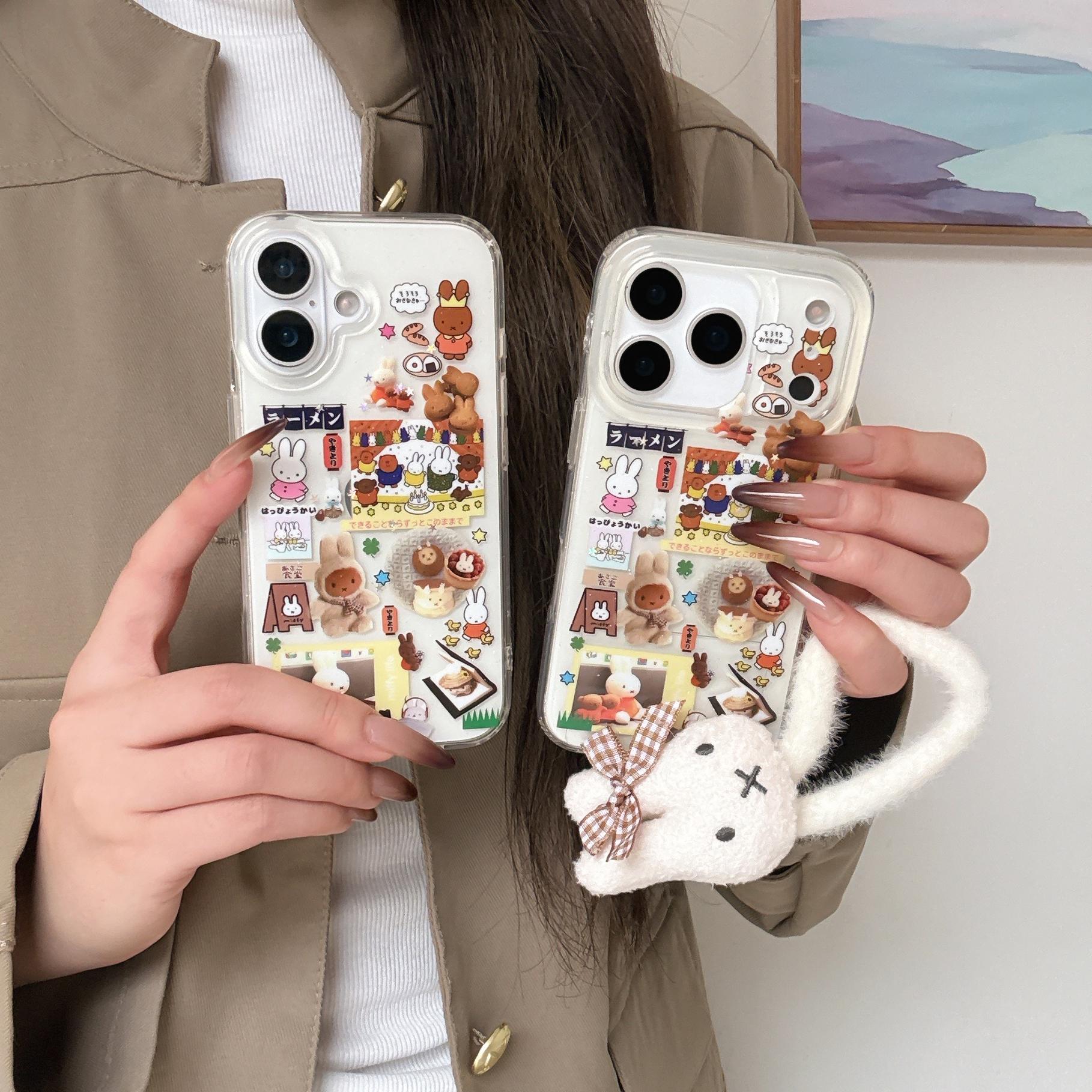Miffy Rabbit Apple iPhone Case, Casing, Compatible with iPhone 17 Pro Max, 16 Pro Max, 15 Pro Max, 14 Pro, Creative, Fashionable & Protective Phone Cover