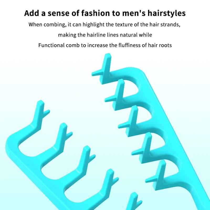 Hair Volumizing Comb, ABS Plastic Fluffy Textured Styling Tool for Normal Hair, Natural Looking Hair Root Lifting and Coverage