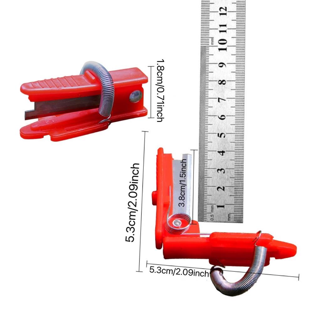 Fruit Vegetable Picking Tool Finger Ring Knife, Small Scissors for Peas Grapes Stem Cutting, Fruit Picker Gadget