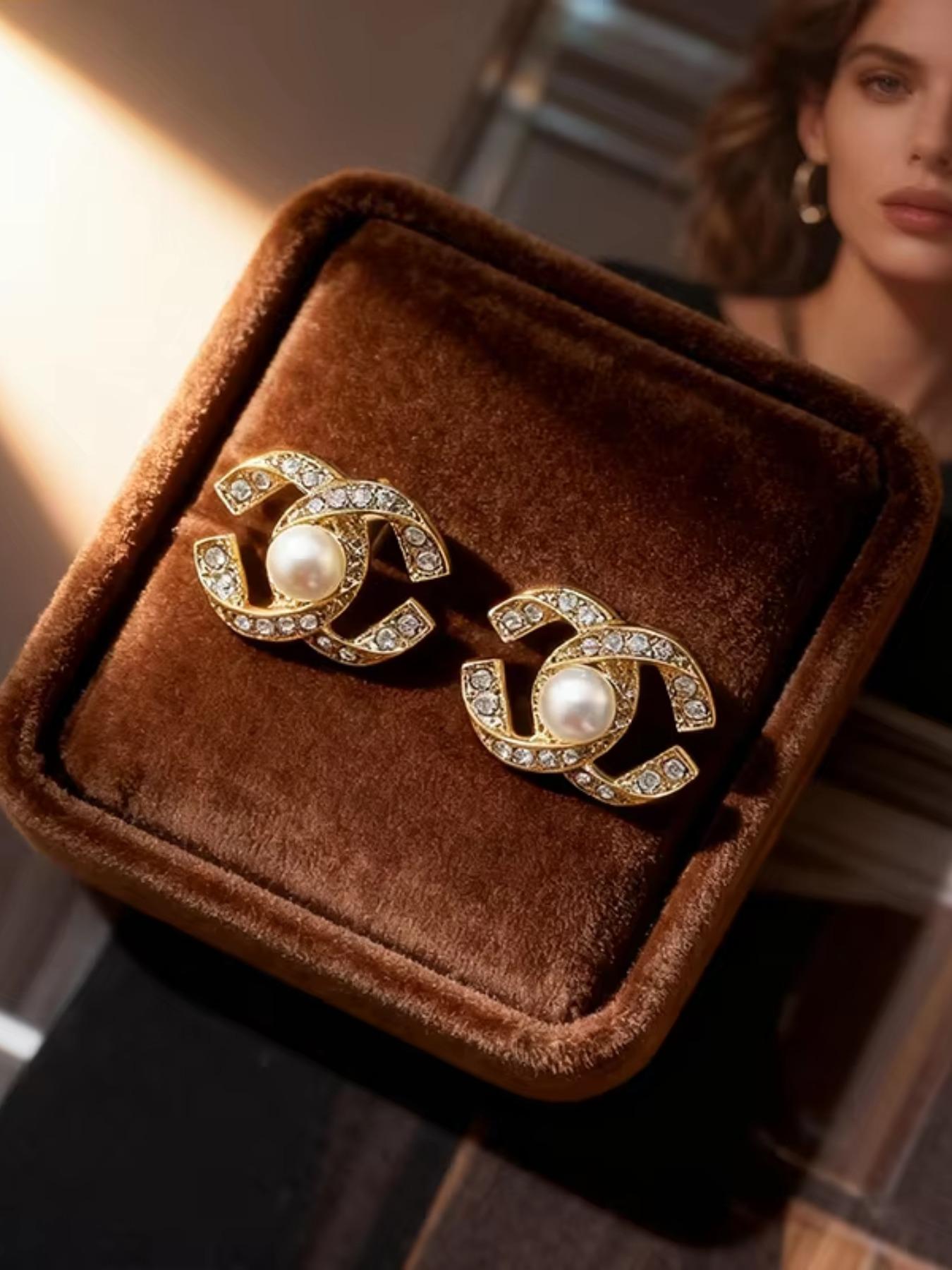 Elegant Pearl Earrings Set, C-Shaped Multifunctional Design, Perfect for Women Daily Wear & Outdoors, Fashionable Luxury Jewelry