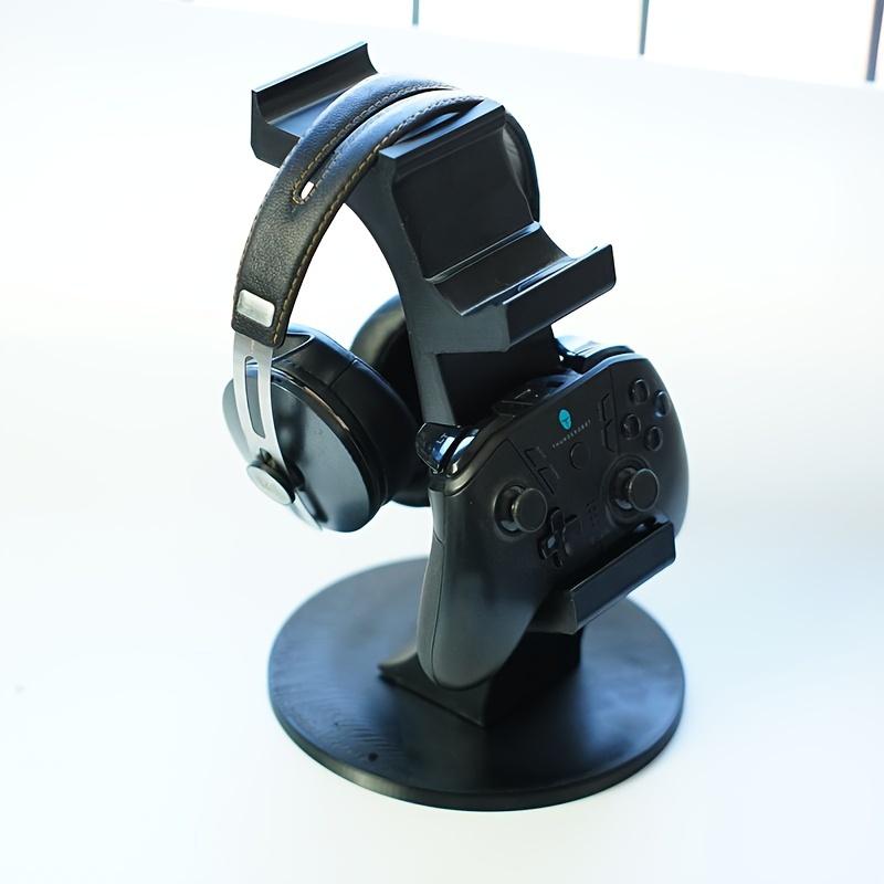 1PC Multifunctional Dual-Layer Stand for PS5 Controllers & Headsets, Desktop Storage & Display Organizer, PS5 Accessories (Controller & Headset Not Included), Console Accessories