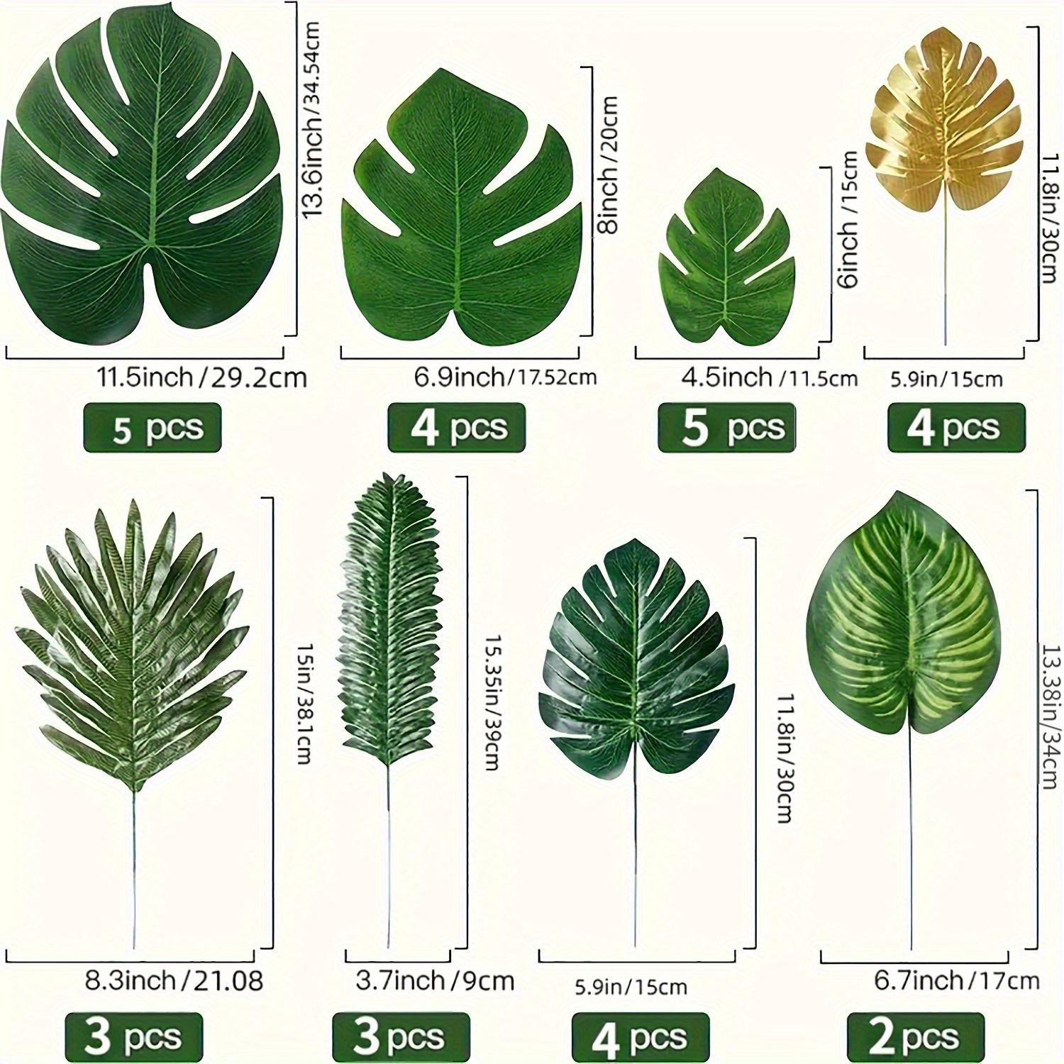 [20pcs Imitation Turtleback Leaf] Artificial Plastic Leaves Turtleback Bamboo Balloon Wedding Decoration Foliage Fresh Home Decorative Supplies Ornaments