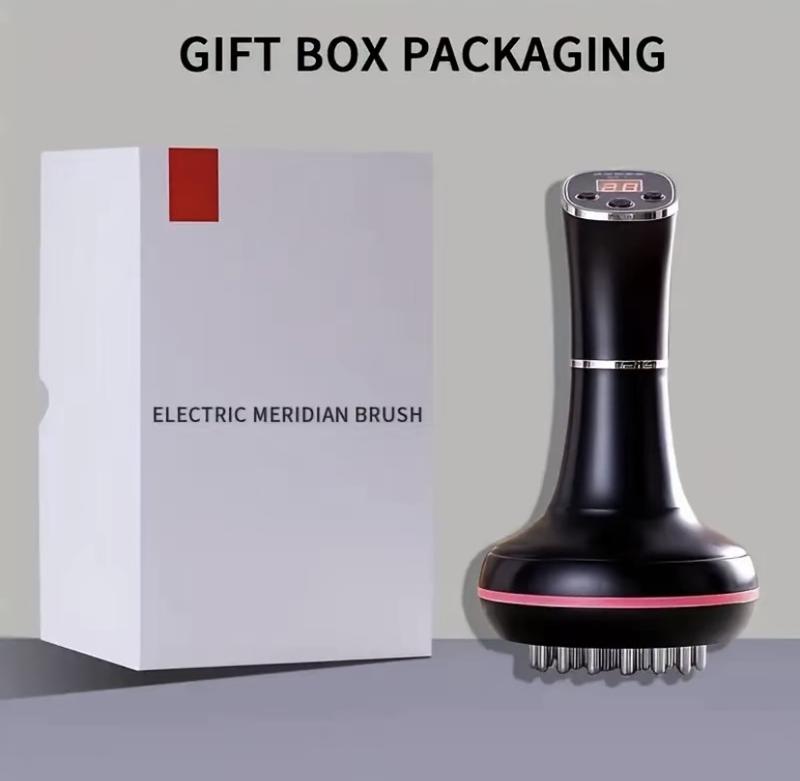 [Renhui] lymphatic  brushElectric Meridian Massager - Full Body Abdomen, Leg, Back and Shoulder Massage, USB Charging TPE Muscle Soothing, Portable Blood Circulation Assistance, Holiday Gifts for Parents, Home Fitness Tools