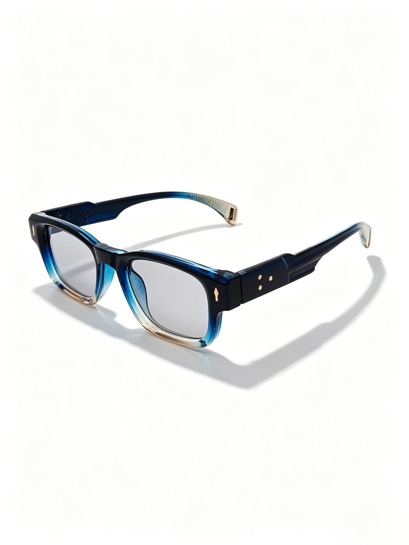 Catreside Classic Square Frame Sunglasses Tr Material, Anti-Blue Light, Unisex, Suitable for Beach, Cycling, Music Festivals, Parties
