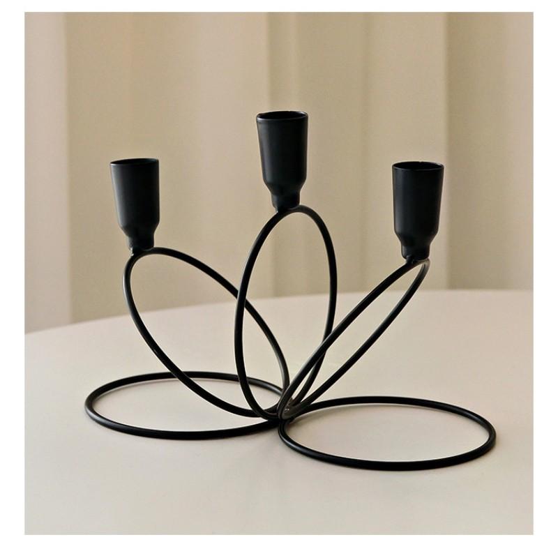 Vintage Candle Holder for Conical Candles, Elegant Decorative Candle Stand for Restaurants and Weddings, Durable Design, Versatile Use