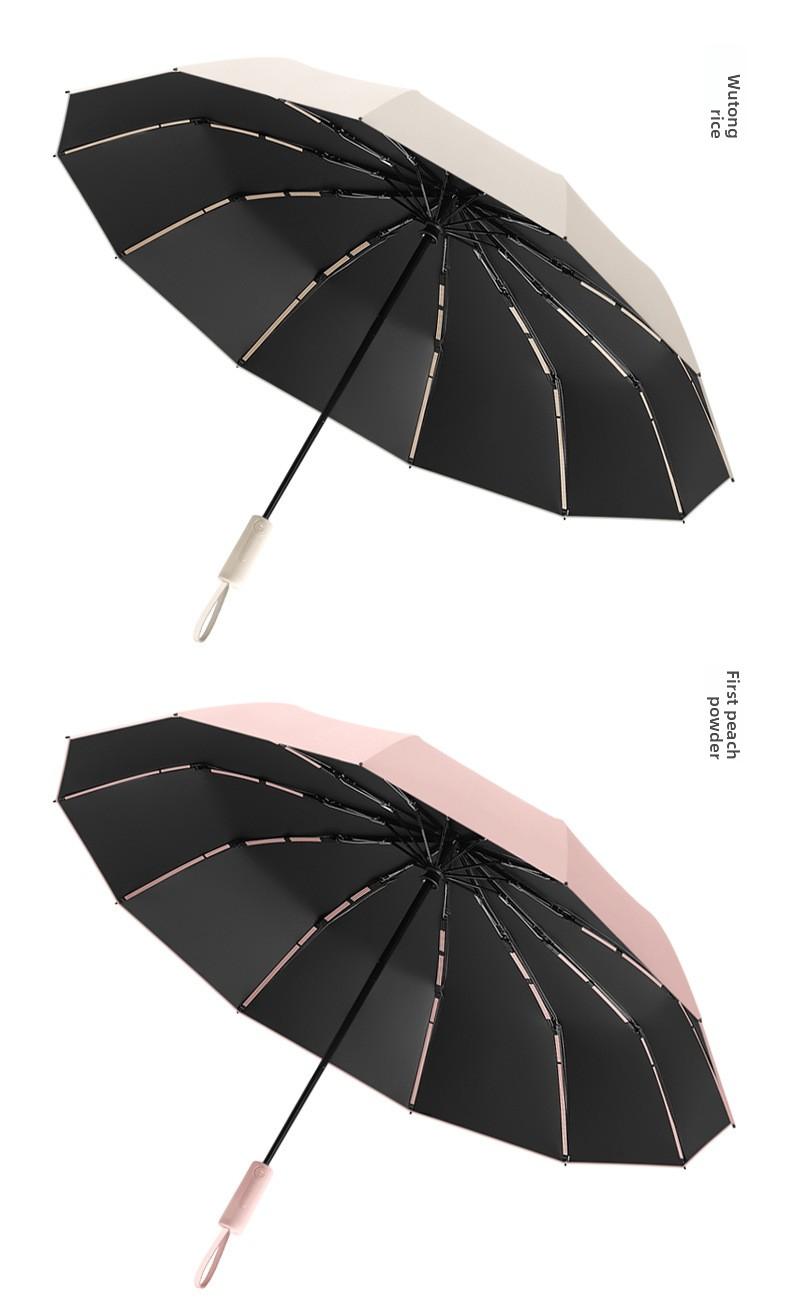 Mucat Umbrella,Full Automatic Anti-rebound Umbrella,Men's Automatic Umbrella – Foldable, Large Windproof Thickened, Dual Use for Sunny & Rainy Days,UV Sun Umbrella,Big Umbrella