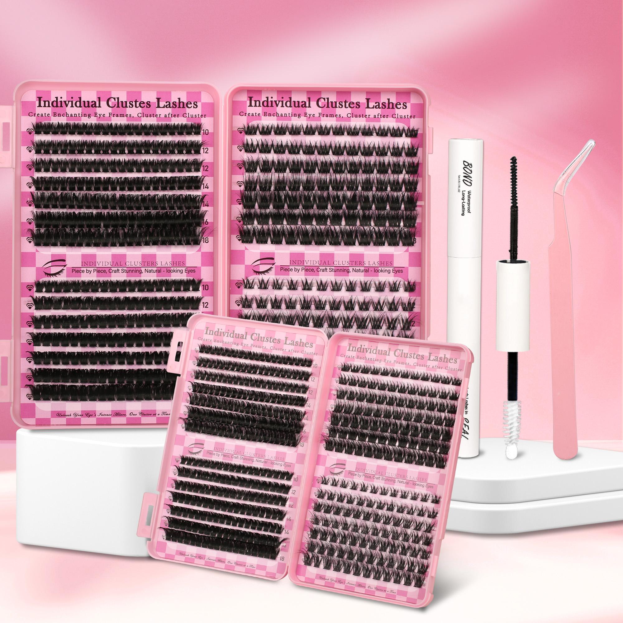 Lash Clusters Book Extensions Kit lash clusters kit Eyelash Extension Kit Eye Lashes, fairy lash clusters Extension Kit Lashes Clusters KitWispy Manga Lashes, Individual Lashes Eyelash Extension Lashes Halloween Makeup