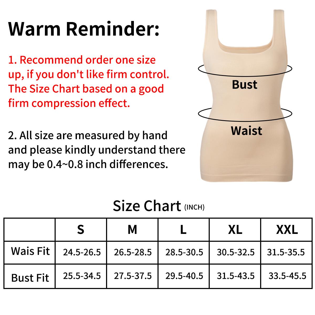 Women's Tummy Control Shapewear Tank Tops - Seamless Square Neck Compression Tops, Slimming Body Shaper, Comfortable Breathable Fabric SpringStatements