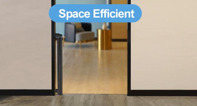 Retractable Baby Gate,Mesh Baby Gate or Mesh Dog Gate,33.6" Tall,Extends up to 55"71" 118"168"197"Wide,Child Safety Gate for Doorways,Stairs,Hallways,Indoor/Outdoor（black/grey）