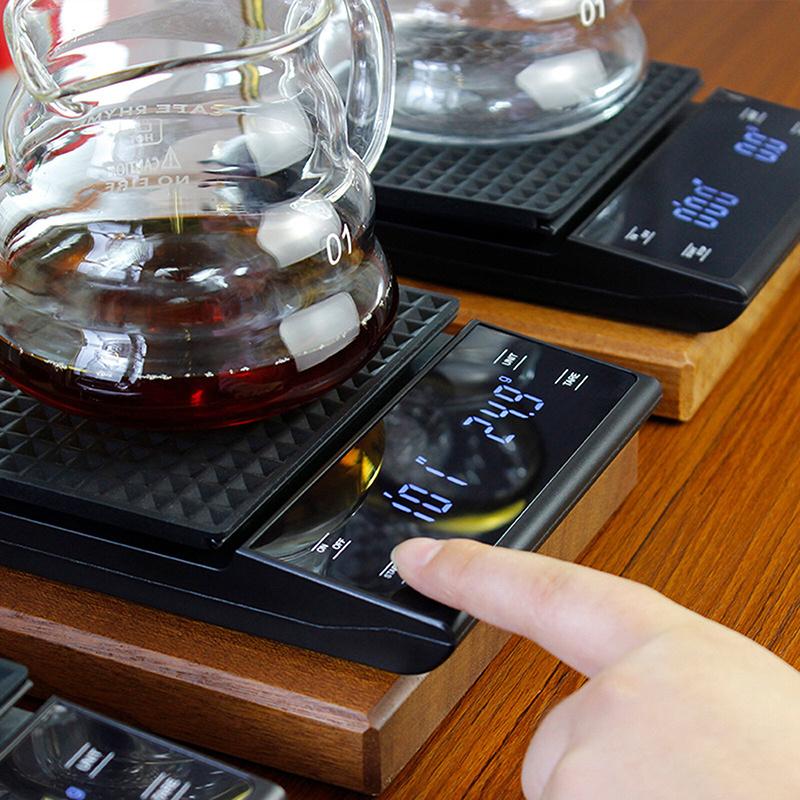 0.1g/3kg Of Accuracy Coffee Scale With Timer Digital Food Scale Weight Grams And Oz For Pour Over Coffee Espresso, Drip Coffee Baking Cooking