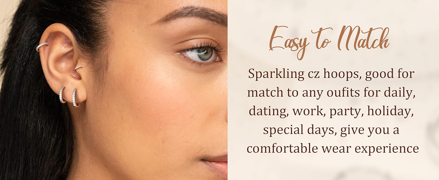 MILACOLATO 3 Pairs 925 Sterling Silver Earrings for Women, Dainty 14K Gold Plated Huggie Hoop Earrings Sets for Multiple Piercing, Hypoallergenic Cartilage Stud Hoop Earrings Stacks Trendy Jewelry Gifts for Women Mother MILACOLATO 3 Pairs 925 Sterling Silver Earrings for Women, Dainty 14K Gold Plated Huggie Hoop Earrings Sets for Multiple Piercing, Hypoallergenic Cartilage Stud Hoop Earrings Stacks Trendy Jewelry Gifts for Women Mother