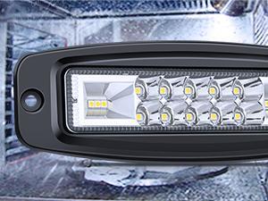 Nilight Flush Mount LED Pods 2PCS 6 Inch 60W LED Work Light Flood Spot Beam Combo Backup Driving Lights Fog Lamp Reverse Light Grill Mount Light for Offroad 4x4 Truck SUV dealsforyoudays